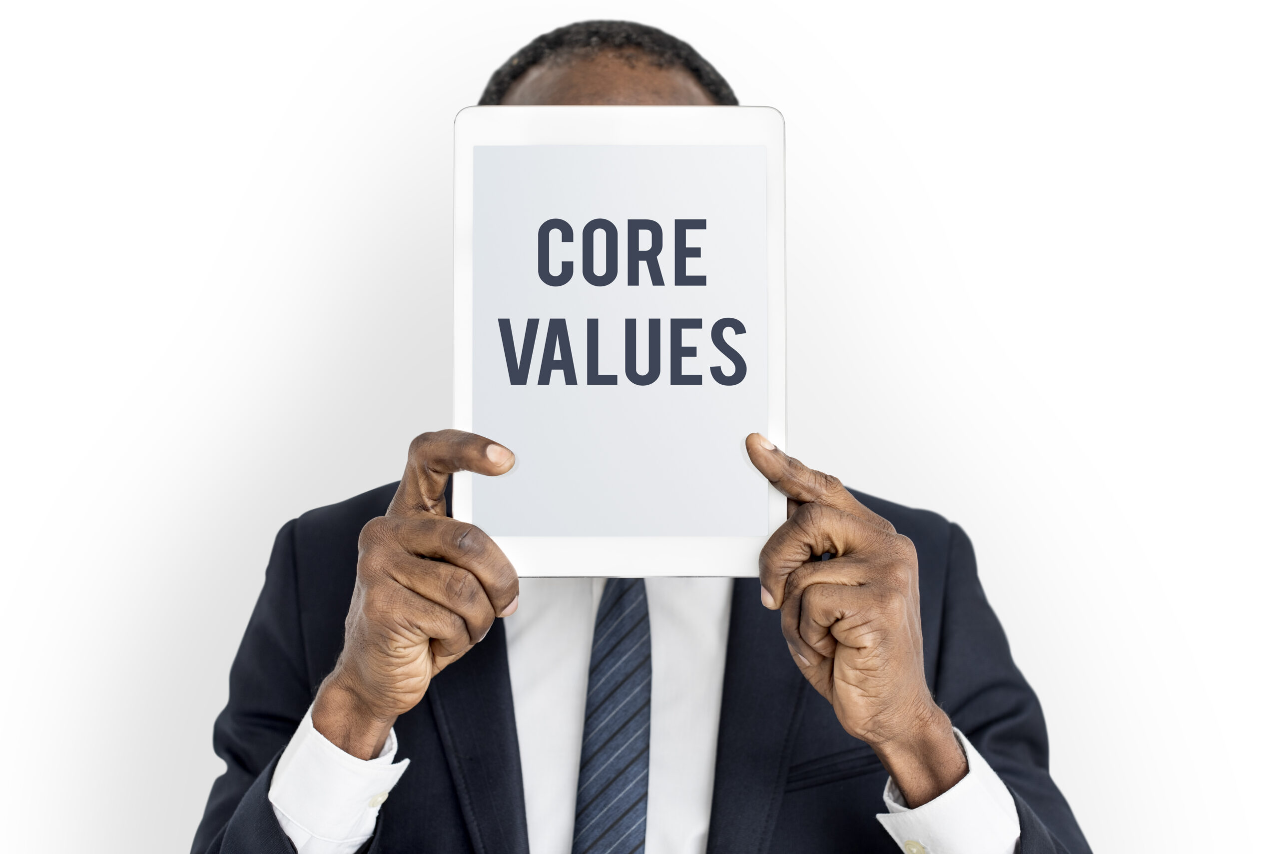Core values word young people